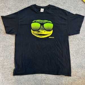 Vintage Y2K Gildan Ultra Cotton Geico Lizard Graphic T-Shirt Adult XL